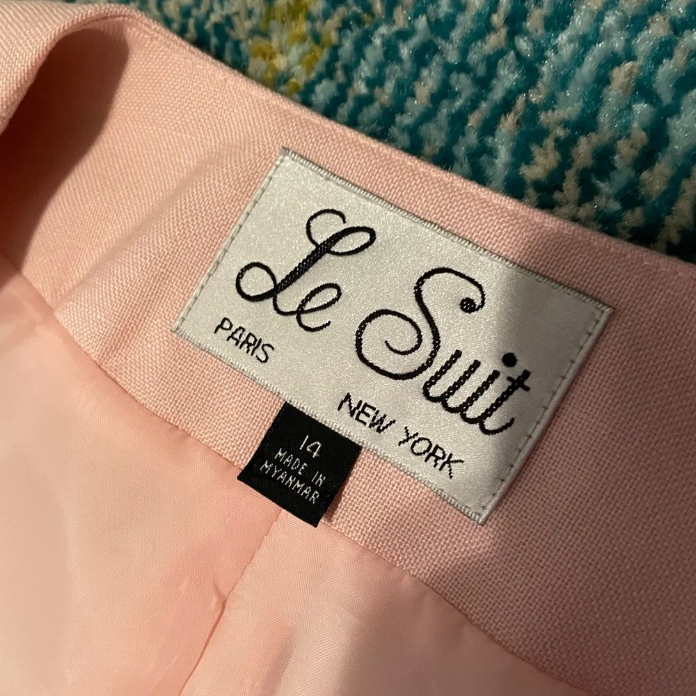 ❇️NWT❇️Women’s Pink 2 piece Le Suit Size 14 - Picture 3 of 6